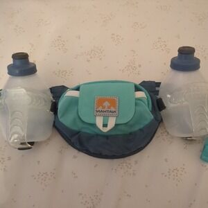 Nathan Trail Mix Plus Adjustable 2 Bottle Hydration‎ Belt Waist Pack Running